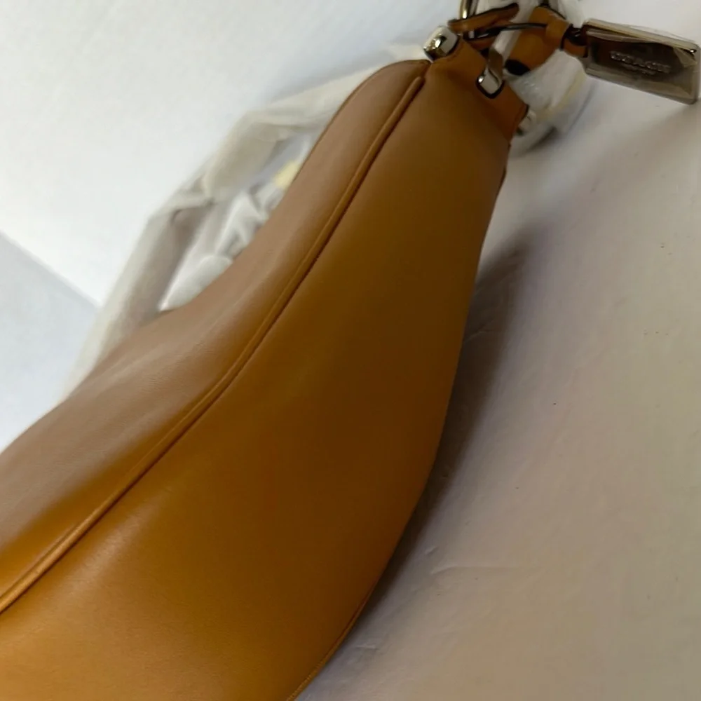 Coach Light Saddle Leather Hobo Bag